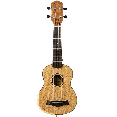 Ukulele Kalani Maori Soprano Mogno Natural Acústico com Bag KAL 400 SM