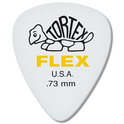 Palheta Dunlop 428-073 Tortex Flex Standard 0.73mm - Unidade