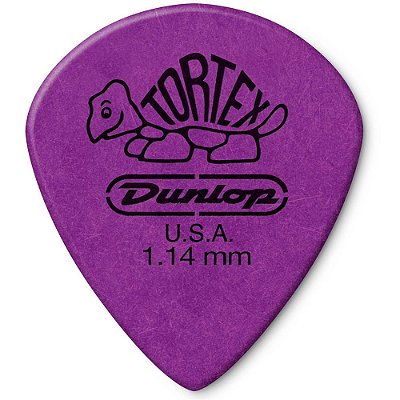 Palheta Dunlop 498-114 Tortex Jazz III XL 1.14mm Roxa - unidade