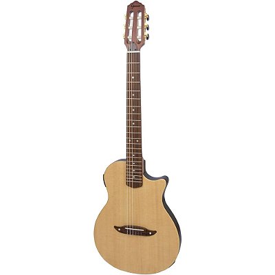 Violão Giannini Stage Nylon STN SPC CEQ NS Elétrico Spruce Natural Satin - outlet