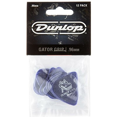 Palheta Dunlop 417P.96 Gator Grip 0.96mm - 12 unidades