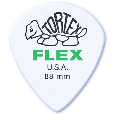 Palheta Dunlop 468-088 Tortex Flex Jazz III 0.88mm - unidade