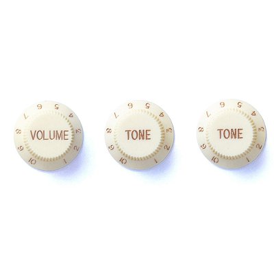 Knob Plástico Custom Sound Modelo ST 3 Peças Mint Green - vol, tone, tone - CKB 2 - MG