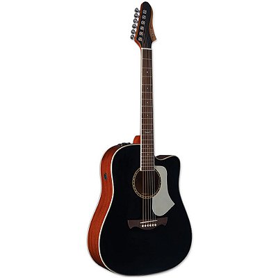 Violão Tagima Swell Eq Preto Folk Cutaway