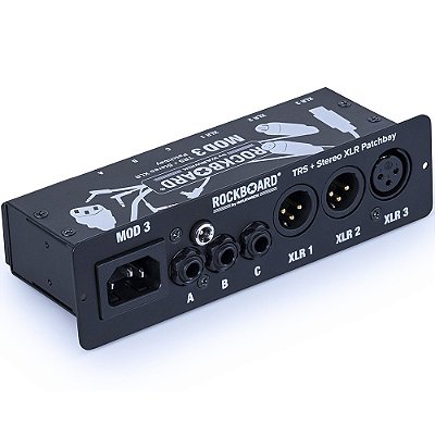 Módulo para Pedalboard Rockboard MOD 3 V2 - All-in-One TRS & XLR Patchbay