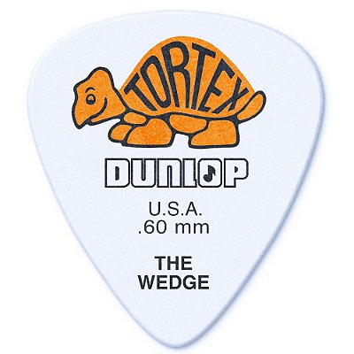 Palheta Dunlop 424-060 Tortex Wedge 0.60mm - unidade