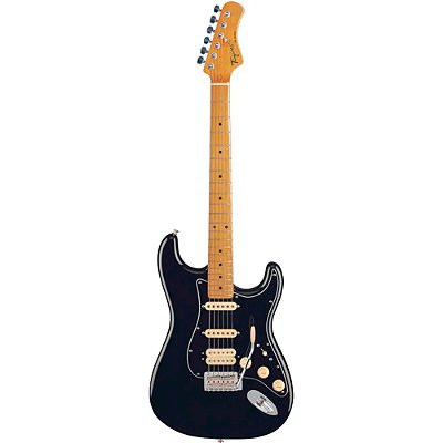 Guitarra Tagima TG-540 Strato HSS Black Escala Clara