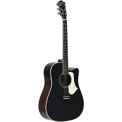 Violão Tagima Andes Black Satin Folk Cutaway