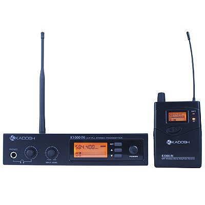 Sistema Monitoramento Sem Fio Kadosh K1000 IN com Fone de Ouvido In Ear