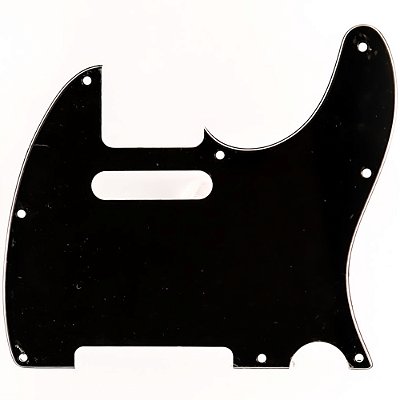 Escudo para Guitarra Tele Preto 3 Camadas Spirit X310
