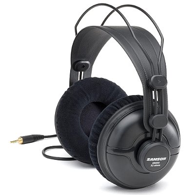 Fone de Ouvido Circumaural Fechado Samson SR950 Professional Studio Reference Headphones