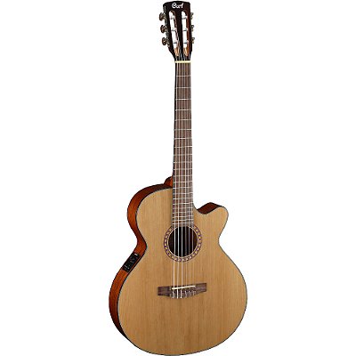 Violão Cort CEC5 OP Nylon Cutaway Solid Red Cedar Natural