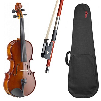 Violino 4/4 Stagg VN-4/4 - Completo com Estojo e Arco