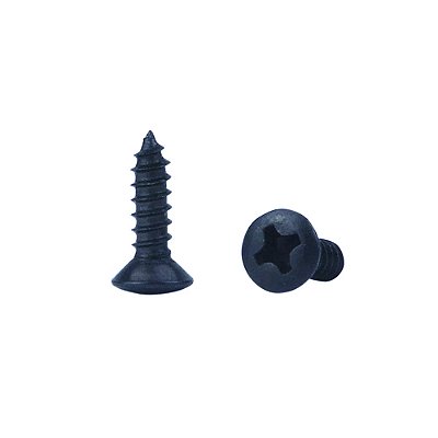 Parafuso 3mm x 12mm Preto Dolphin 4191 - unidade