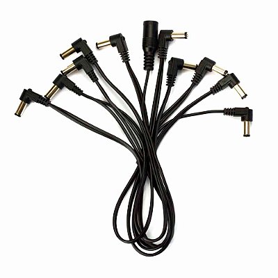 Cabo Extensor p/ Fonte Santo Angelo SA9 - 1 jack J4 e 9 plugs P4 - Daisy Chain