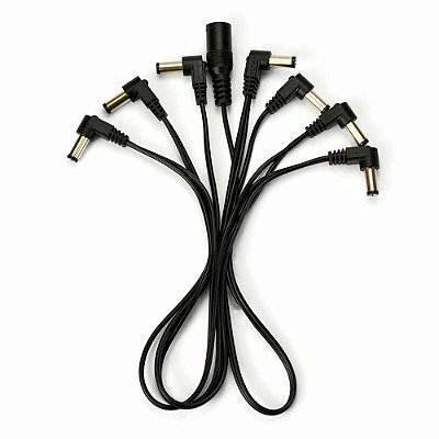 Cabo Extensor p/ Fonte Santo Angelo SA7 - 1 jack J4 e 7 plugs P4 - Daisy Chain