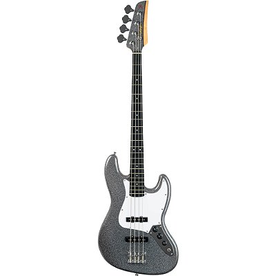 Baixo 4 Cordas Seizi Fun Jazu JB 4 Space Grey Sparkle c/ bag