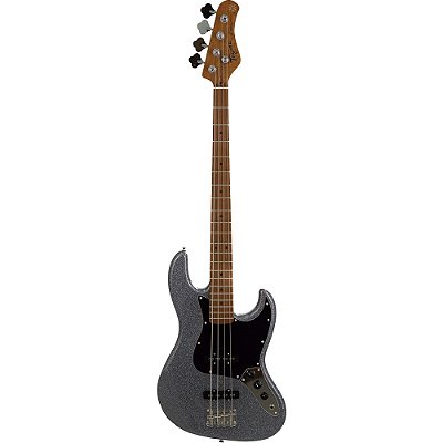 Baixo 4 Cordas Tagima TB-73 Cinza Sparkle Escala Clara - TT