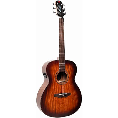 Violão Seizi Supreme Fuji Mirai Koa Burst c/ Efeitos e Bag