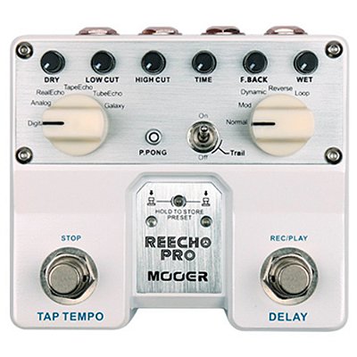Pedal Mooer Twin Reecho Pro Delay c/ Tap Tempo