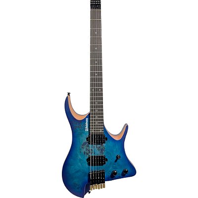 Guitarra Waldman WHL500 BLS Blue Satin Headless - c/ Bag