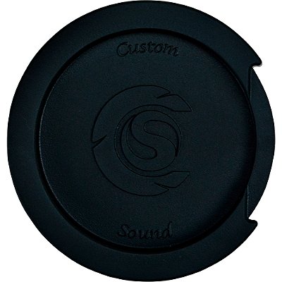 Anti Feedback Custom Sound para Violão Folk Preto Boca Redonda 10cm - CSAF 2A