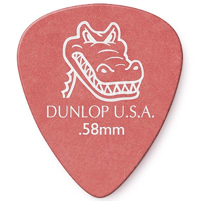 Palheta Dunlop 417-058 Gator Grip 0.58mm -  unidade