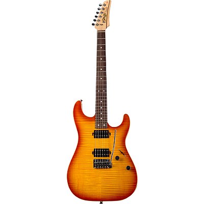 Guitarra Seizi Katana Ozielzinho MK3 Rosewood Desert Flame c/ Bag