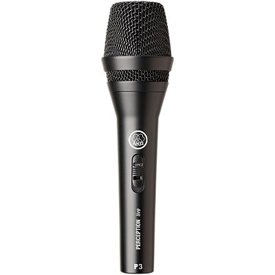 Microfone AKG Perception P3 S Dinâmico Cardioide de Mão
