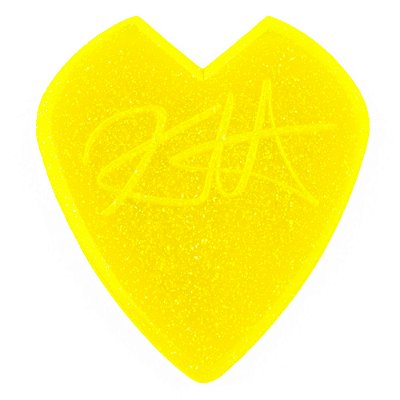 Palheta Dunlop 47PKH3NYS Kirk Hammett Yellow Glitter Jazz III - 6 unidades