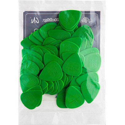Palheta Dunlop 443R094 Nylon Midi 0.94mm Verde - 72 unidades