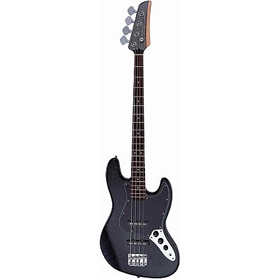 Baixo 4 Cordas Seizi Fun Jazu JB 4 Black Sparkle c/ bag