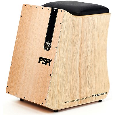 Cajon FSA Gibão FGB6500 Natural Eletroacústico