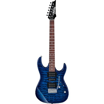 Guitarra Ibanez Gio GRX70QA-TBB Transparent Blue Burst