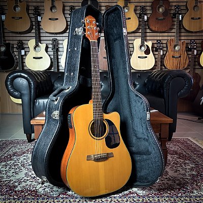 Violão Crafter HDC-21EQ.S.NT Spruce Dreadnought Cutaway - Eq PL-T NV GOLD + Case - USADO