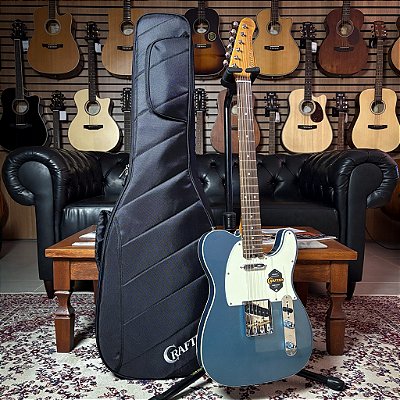 Guitarra Crafter Modern Seoul II 60's T VVS MP Lake Placid Blue c/ Bag