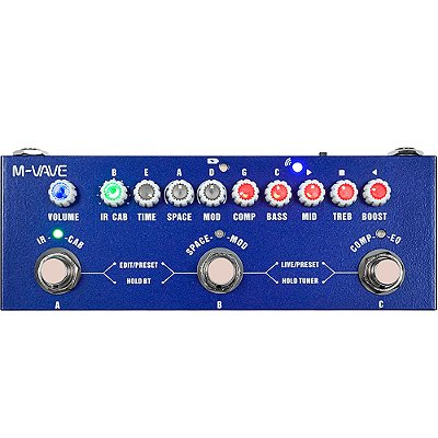Pedaleira M-Vave Cube Baby Bass - Multi-efeitos para Baixo