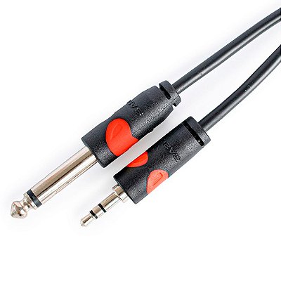 Cabo de Áudio Santo Angelo SA2X CA28 2,0m - P2 estéreo x P10 mono