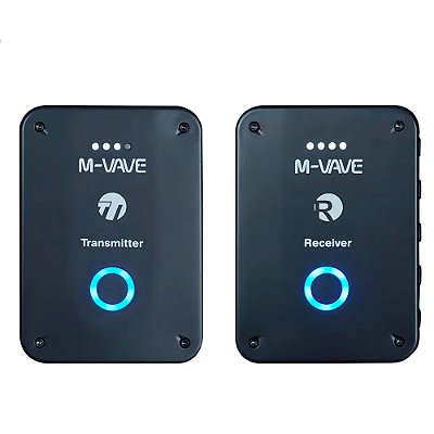 Sistema Monitoramento Sem Fio M-Vave WP9 - Transmissor e Receptor Wireless 2.4ghz para Fone de Ouvido