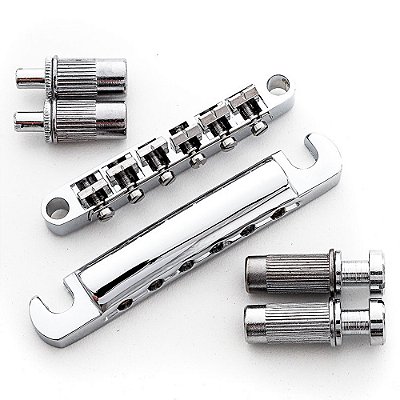 Ponte p/ Guitarra Les Paul Tune-O-Matic Cromada Spirit 7BRD-CR/LTZC - Stopbar / Tailpiece