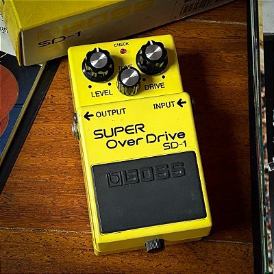 Pedal Boss SD-1 Super Overdrive - Diodo de Germânio - SEMINOVO
