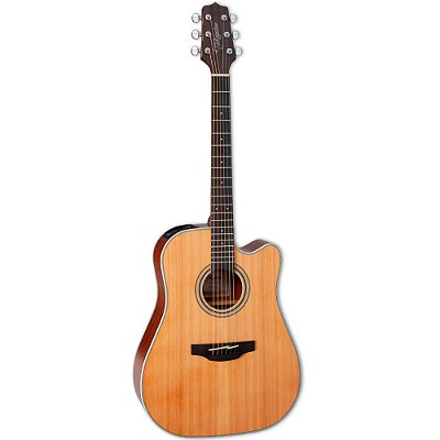 Violão Takamine GD20CE NS Solid Cedar Natural Satin Dreadnought Folk Cutaway - Eq TP4TD