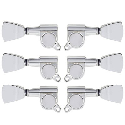 Tarraxa Blindada 3+3 para Guitarra Strinberg GM24CR Cromada - 3L+3R