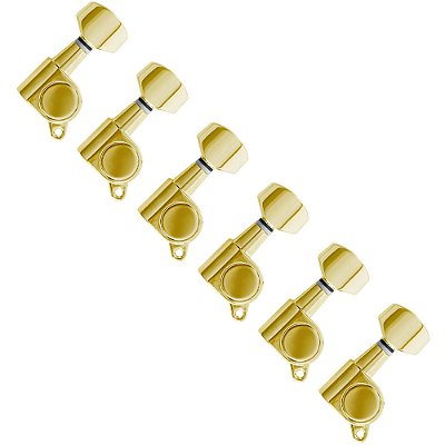 Tarraxa Blindada 6 em Linha para Guitarra Strinberg GM20GD Dourada - 6L
