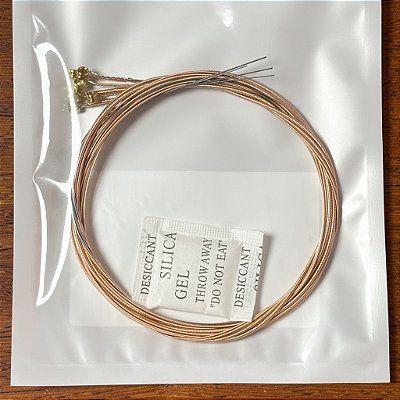 Encordoamento Violão Elixir 012-053 Light Phosphor Bronze Nanoweb 16054-1 - bulk - SEM EMBALAGEM