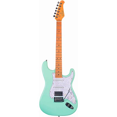 Guitarra Seizi Fun Vintage Budokan Surf Green Roasted Maple c/ bag