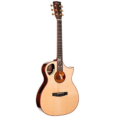 Violão Cort Roselyn Redux Spruce / Pau Ferro All Solid OM Cutaway - L.R. Baggs Anthem - c/ Case