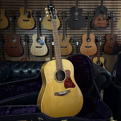 Violão Hertom J45 STD Natural Solid Spruce / Walnut B/S - Fishman Matrix Infinity - c/ Case