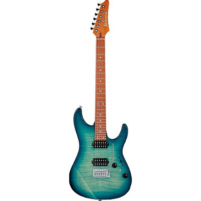 Guitarra Ibanez AZ AZ24S1F TXB Transparent Turquoise Burst