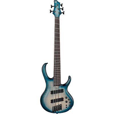Baixo 5 Cordas Ibanez BTB705LM-CTL Cosmic Blue Starburst Low Gloss Multi-Scale - BTB Workshop